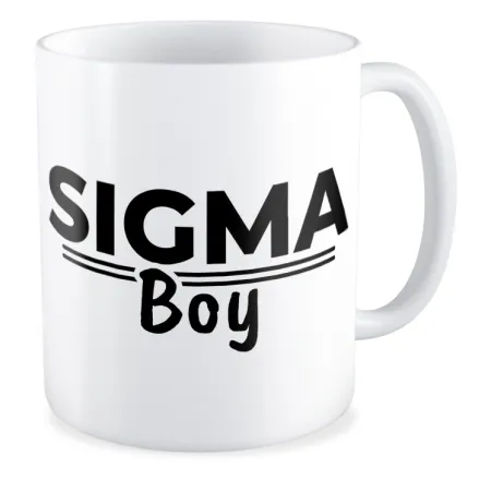 Kubek ZABAWNY Sigma Boy